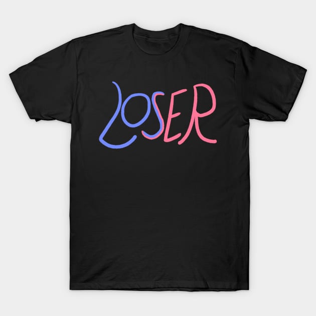 Loser Gradient Design T-Shirt by TheLosersClub